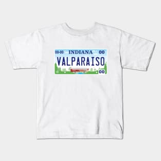 Valparaiso License Plate Kids T-Shirt